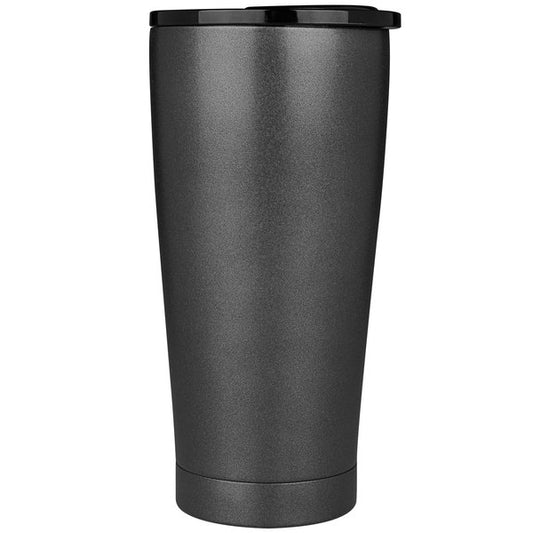 Grizzly 20 oz. Double Wall Stainless Steel Textured Charcoal Grip Cup